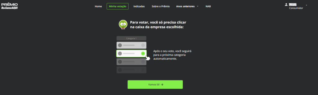 Como votar no Prêmio Reclame Aqui 2022?