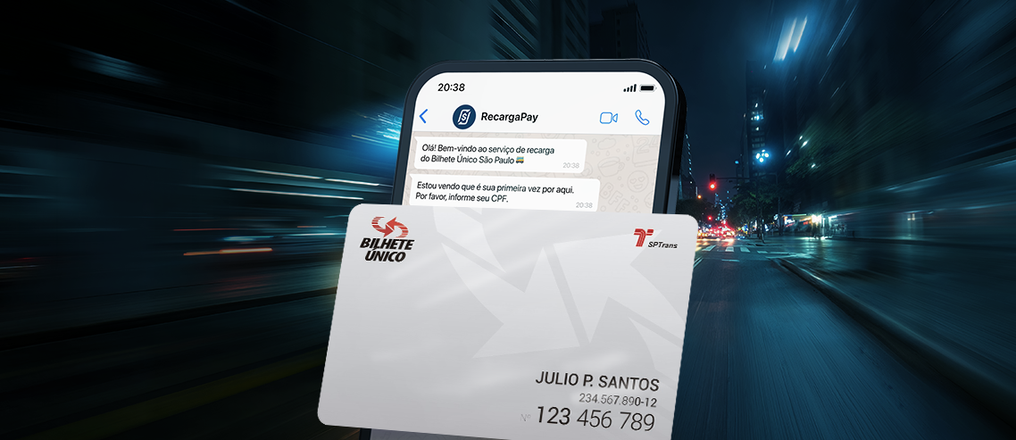 RecargaPay Blog | Como recarregar o Bilhete Único pelo WhatsApp com o RecargaPay