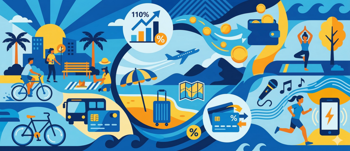 Blog RecargaPay|Passeios, viagens, autocuidado: curta o último mês do verão com o RecargaPay