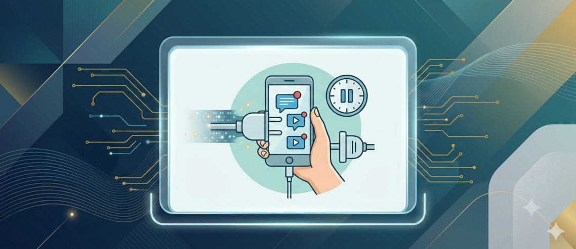 Blog RecargaPay | Detox digital: como usar a tecnologia sem deixar que ela controle sua rotina